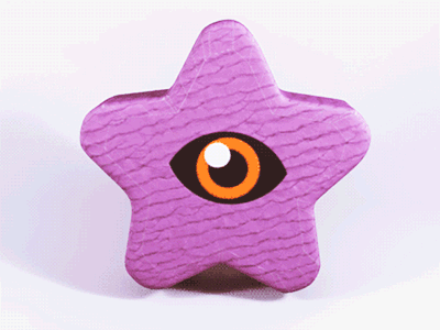 3D Ice Cream Star 3d animaition cycle eye gif ice creame icon loop maya star