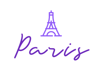 PARIS city logo paris paris logo