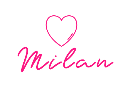 MILAN milan milan heart milan logo