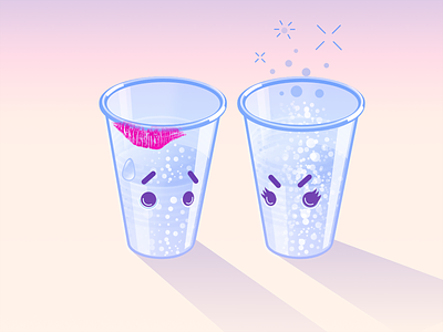 Jealous cups cups illustration jealous