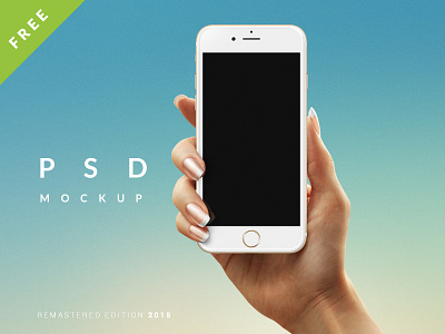 iPhone 6 Mockup PSD (+ Android) android female free freebie hand hands iphone iphone6 layered mockup psd smartobject