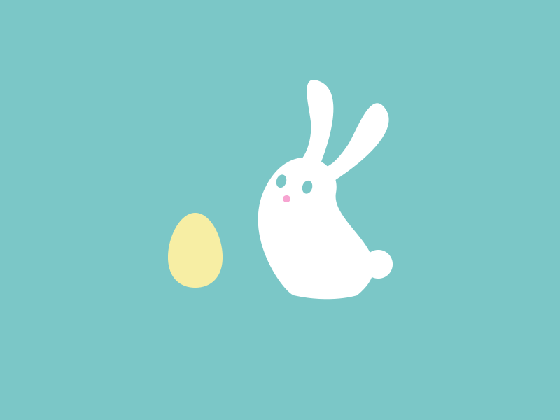Happy Easter by lazymau on Dribbble