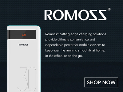 ROMOSS BANNER banner design branding campaign design design graphic design photoshop