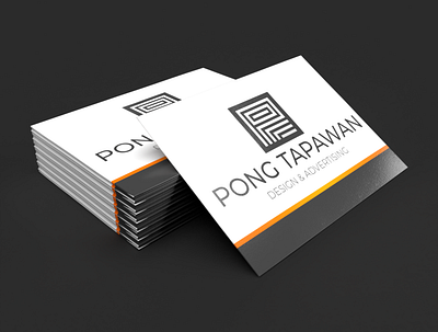 CALLING CARD STACK MOCK-UP 3d branding design minimalist mock up photoshop