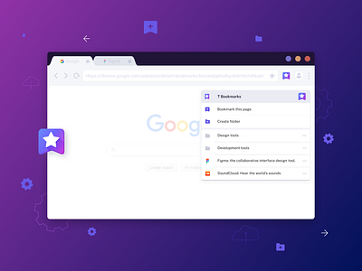 T Bookmarks – Chrome Plugin for Bookmark Management bookmarking chrome extension ui ux