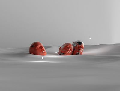 A long bath 3d abstract c4d concept concept art dystopian re render