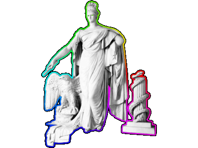 LIBERTAS STATUE RGB ANIMATION for CENT SOCIAL NETWORK