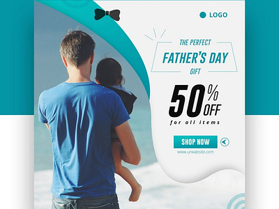 Father's Day Social media Post Design