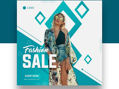 Fashion sale social media Post Design