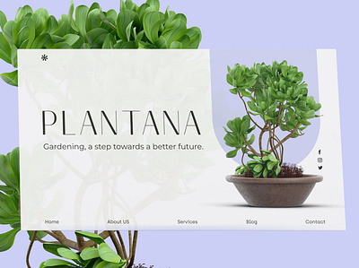 Plant and Gardening Shop Website design ecommerce garden gardening green landing page online shop plant web design