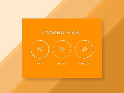 014 - Countdown Timer countdown countdowntimer dailyui days hours minutes soon timer ui ux