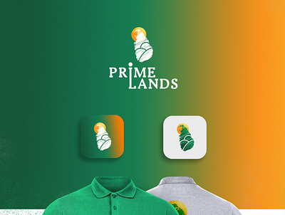 Prime Land Logo Concept. branding branding design design hello dribbble logo logodesign modern vector