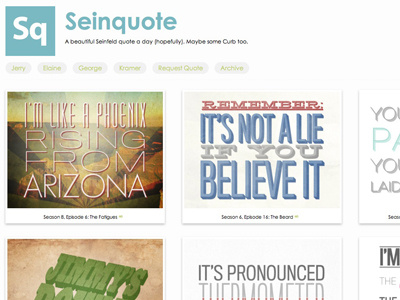 New Seinquote Site design website