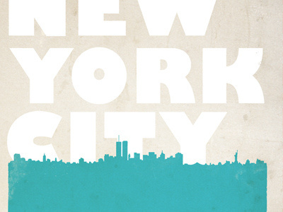New York City grunge new york poster texture