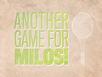 Another Game for Milos! quote seinfeld texture vector vintage
