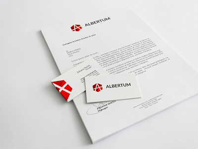 Albertum Logo branding design logo