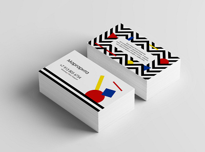 Personal creative business card business card design typography
