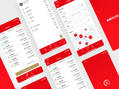 Corporate Mobile App for Bank Employees app banking design iphone iphone x iphonex logistics mobile app mobile ui ui ux ui