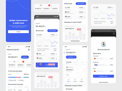 Finance Manager Wallet to me ] bank design finance invest iphone mobile ui ux uxui