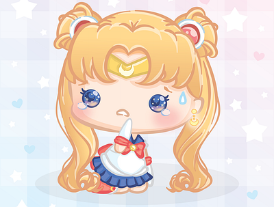 Sailormoon Redraw! anime chibi cute illustration kawaii magical girl pastel sailormoon sailormoonredraw