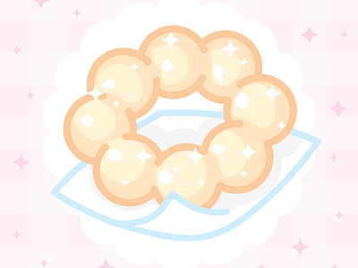 Mochi Donut digitalart donut ipad pastel vector