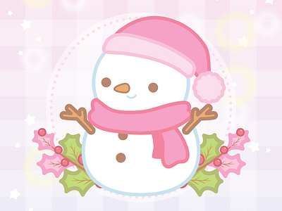 ❄️ Cute Snowman Illustration ❄️