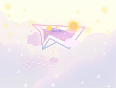 Dreamy Paper Airplane airplane dreams dreamy vibes origami paper airplane travel