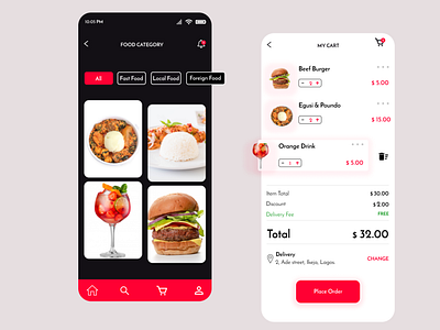 food ordering app