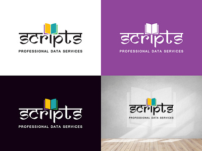 Logo Design - Scripts Professional Data Services branding creative design graphic design illustration logo logo design marketing typography vector