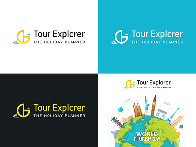 Logo Design - Tour Explorer brand branding creative creative designer design graphic design illustration logo logo design marketing typography vector