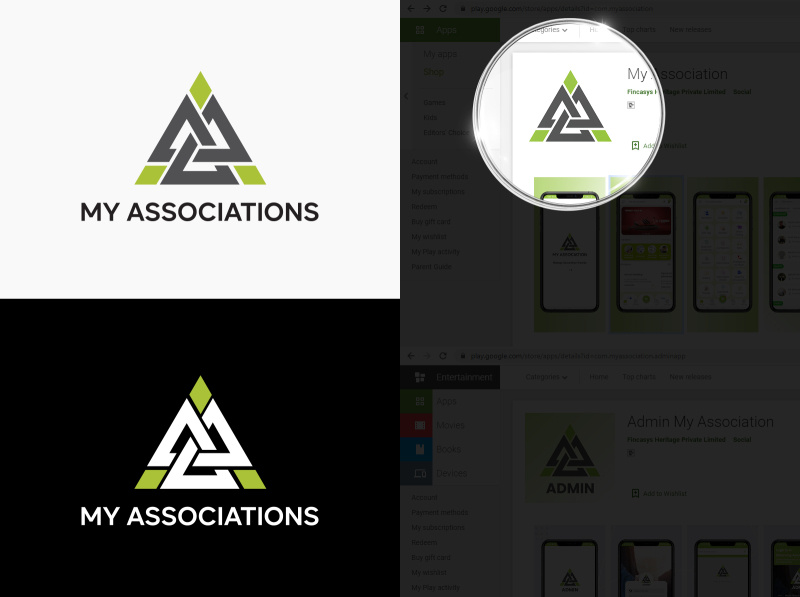 Logo Design My Associations by Anirban Majumdar on Dribbble