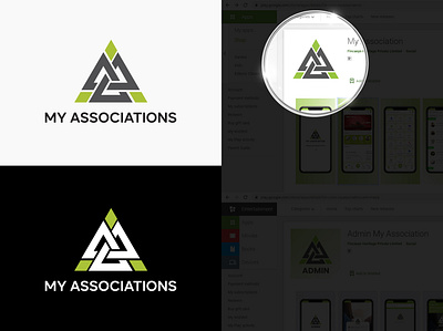 Logo Design - My Associations brand branding creative design designer graphic design illustration logo logo design marketing typography vector