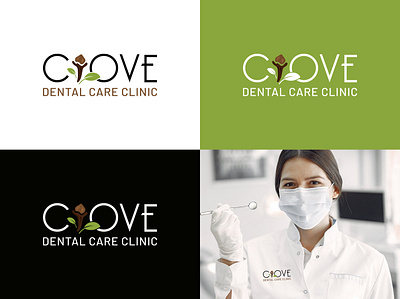 Logo Design - Clove Dental Care Clinic brand branding company logo graphic design identity logo logo design logo designer stationary