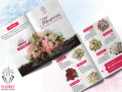 Brochure Design - Floret Bouquet Lovers