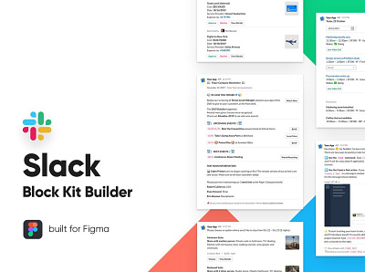 Figma Slack Block Kit Builder app design block branding builder design figma illustration kit slack app ux website concept