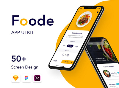 Foode - Best Food Order Mobile App app app design best best design best logo best shot design food food app food illustration illustration mobile app mobile ui order website