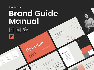 A Brand Guide - Branding Guidelines app design design design app illustration vector website website concept