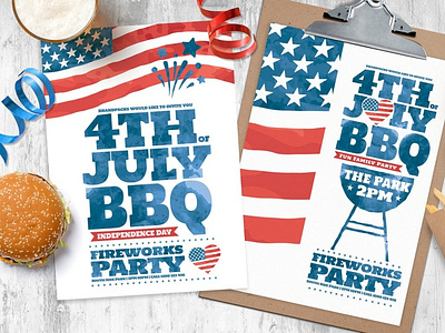 4th of July Flyer Templates app app design design design app illustration web website website concept