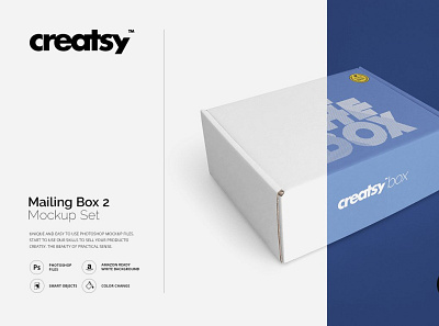 Mailing Box 2 Mockup Set app app design design design app illustration web website website concept