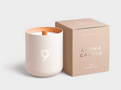 Candle Glass Package Mockup Set app app design design design app illustration web website website concept