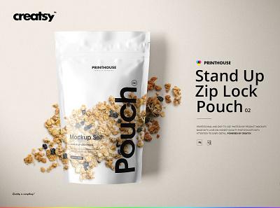 Stand Up Pouch 2 Mockup Set app app design design design app illustration web website website concept