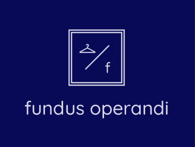 Fundus operandi - second hand store branding design icon logo typography