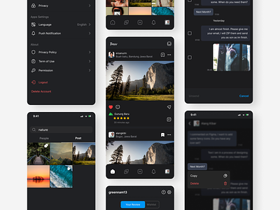 Trevv - Social Media Mobile Application app application instagram mobile social media social media apps ui user interface ux