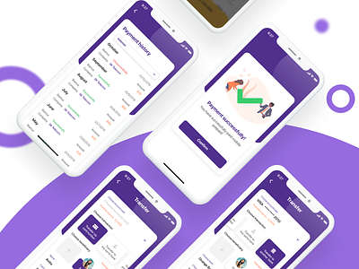 Miwal - Banking App UI Kit (Part 2) app bank bank app bank ui crpto finance kit ui uiux ux