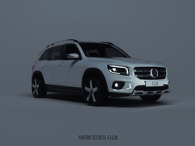 Mercedes GLB cinema4d design illustration octanerender
