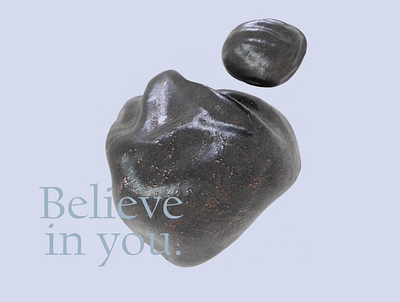 Believe in you simulation 3d artist brand identity cinema4d composition design graphicdesign illustration minimal ui ux