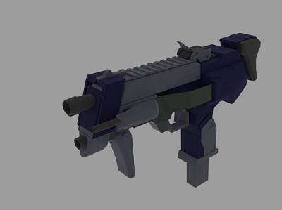 Sombra Gun From Overwatch 3d 3dmodel 3dmodelling maya