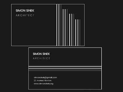 Business card designe for a client