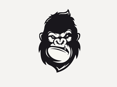 Logo monkey design graphic design illustration logo vector
