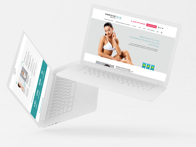 Beethoven Klinik redesign homepage design digital homepage mockup redesign responsive design ui design ux design website design